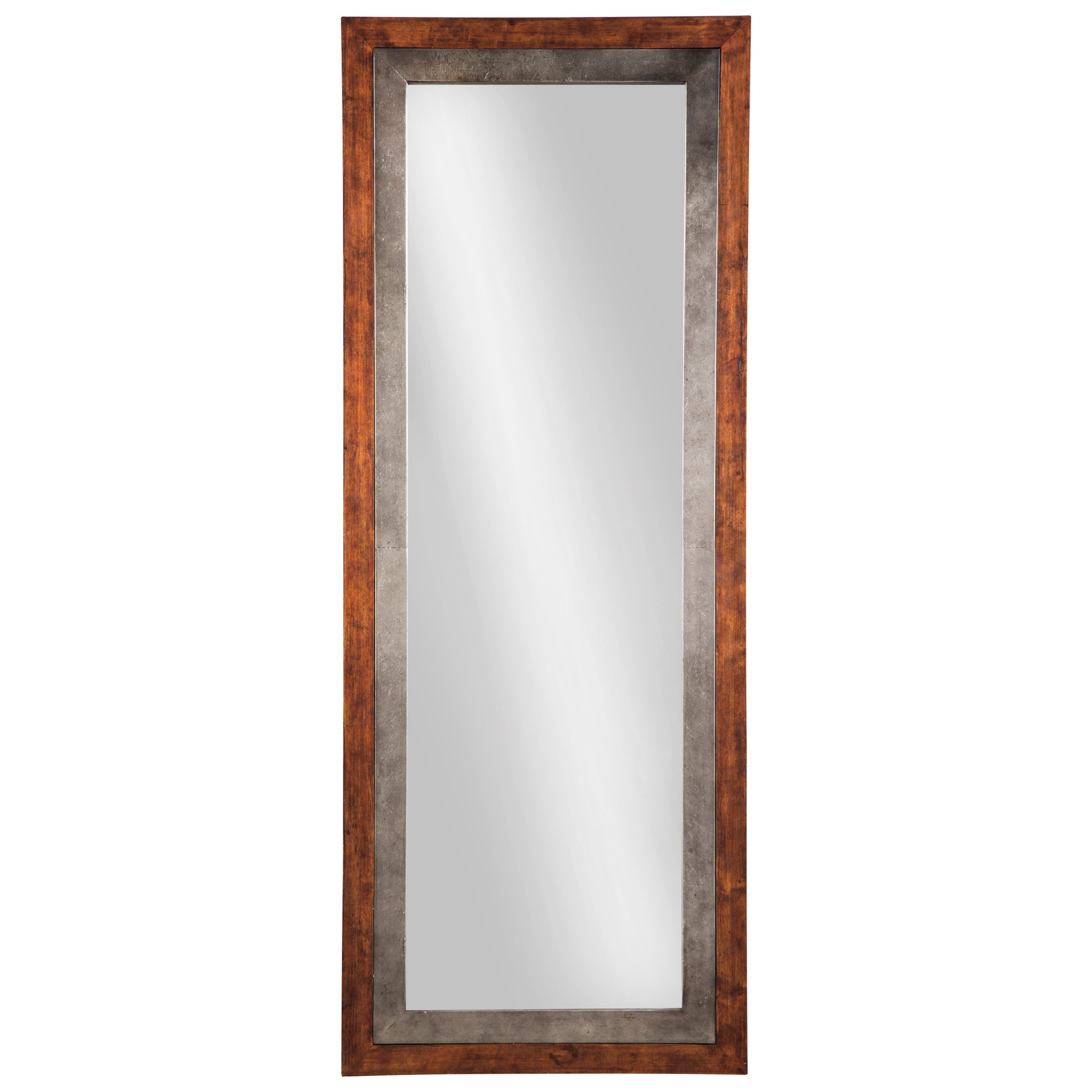 Ashley Signature Design Accent Mirrors A8010098 Niah Brown/Silver
